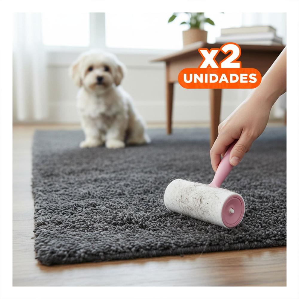 Pack2 Raspapelusa Compacto Para Viajes y Uso Diario en Oficina Rosado Y+Regalo Sticker