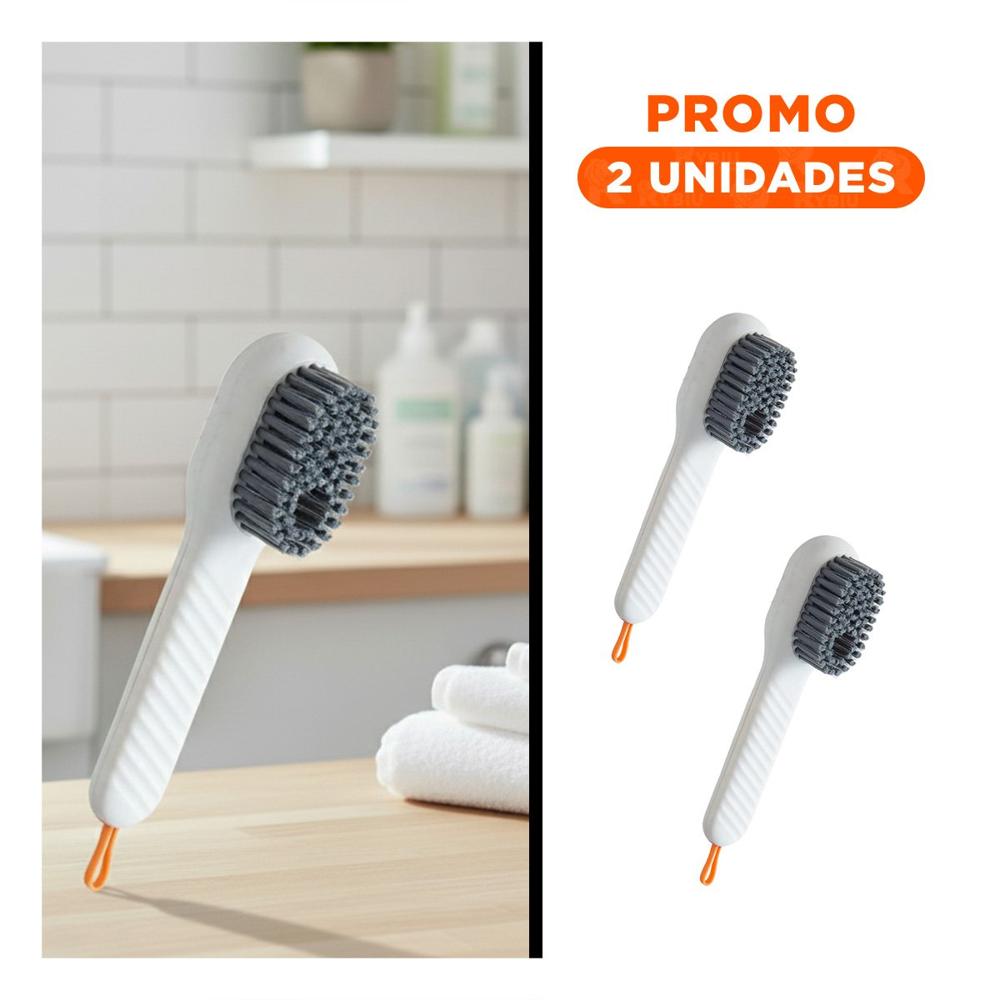 Pack2 Utensilio de Limpieza con Dispensador Multifuncional Practico Blanco