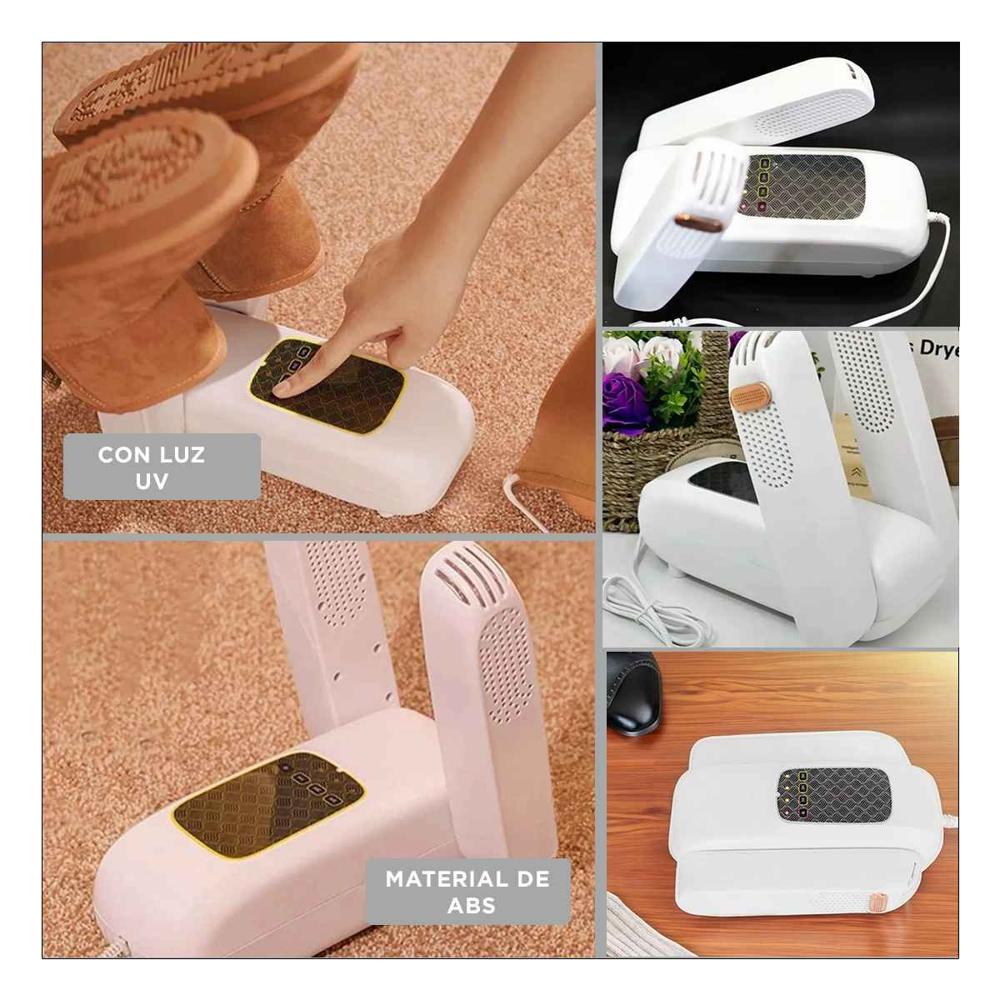 Maquina De Zapatos Electrico Secado Rapido para Uso Diario en Casa Blanco