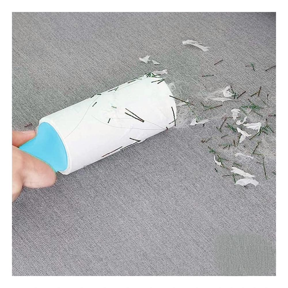 Quitapelusa en Rodillo Adhesivo para Telas y Ropa en Casa Celeste Y+Papel Regalo