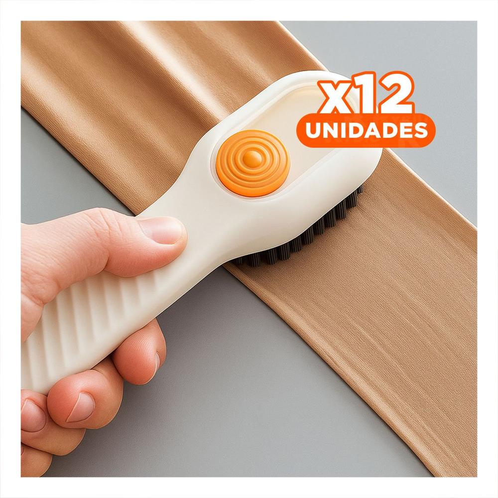 Pack12 Escobilla Dispensadora Multifuncional para Uso Diario en Hogar Blanco