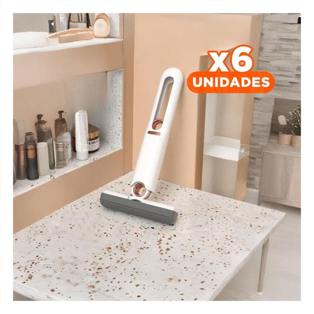 Pack6 Accesorio Portatil con 3 Cabezales de Algodon Practico Hogar Blanco Y+Papel Regalo