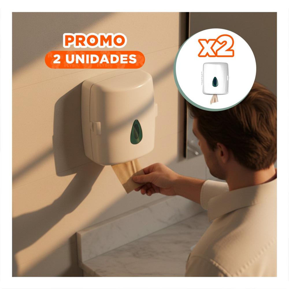 Pack2 Porta Blanco Papel Toalla Rollo Vertical para Cocina y Uso Diario Y+Papel Regalo