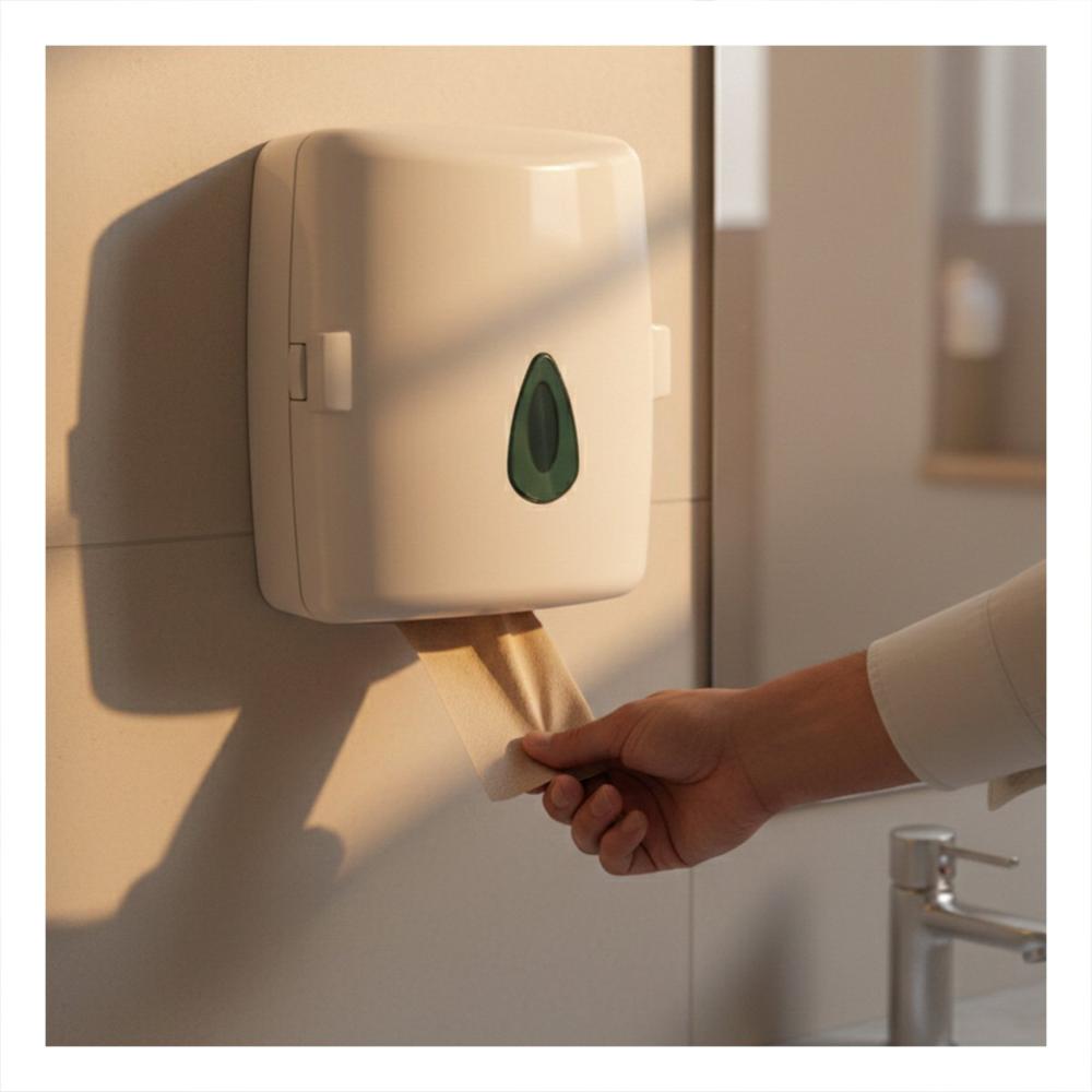 Organizador de Papel Toalla Vertical Blanco en Rollo para Cocina Y+Papel Regalo