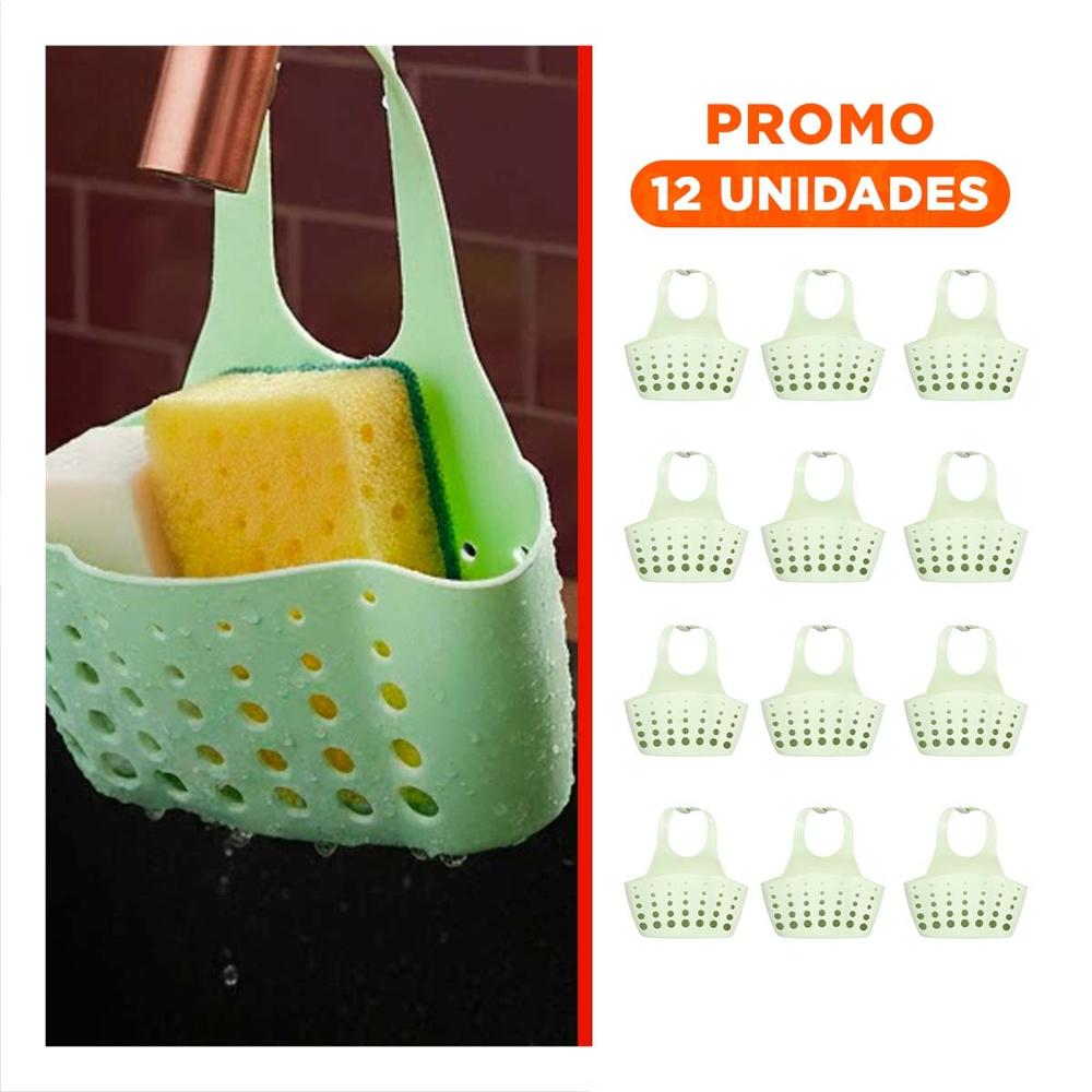 Pack12 Estante Colgante Verde Funcional y Facil de Colgar 19x15cm Y+Regalo Sticker