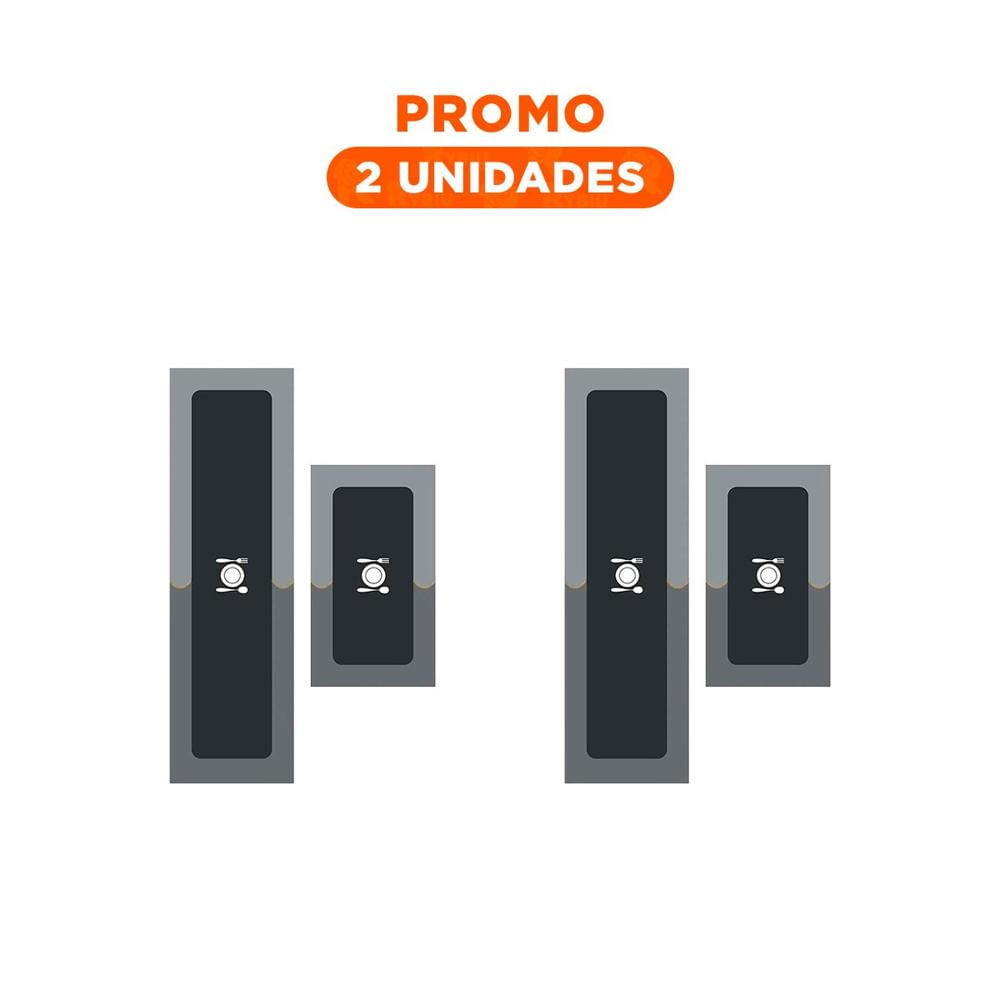 Pack2 Tapete de Piso con Funcion Antideslizante para Cocina Celeste