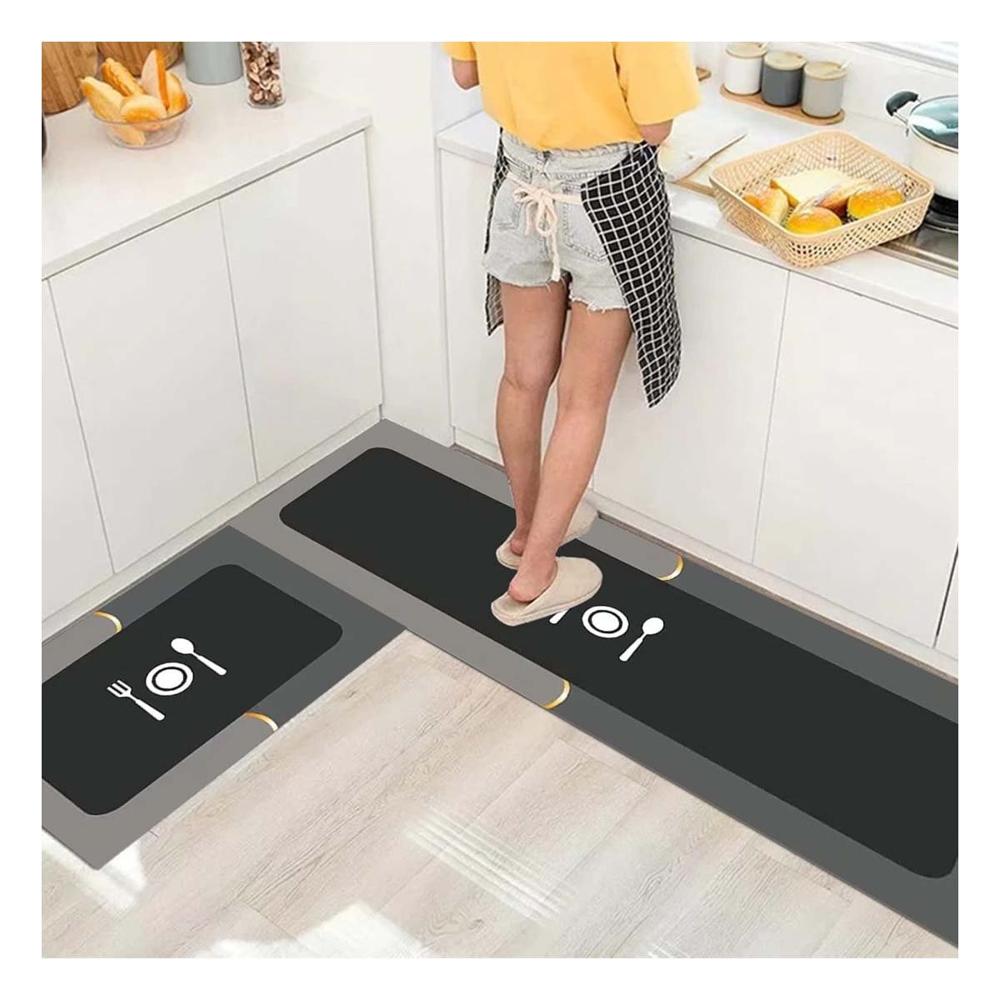 Cobertor de Piso Antideslizante para Cocina y Zonas Domesticas Plomo Y+Post It