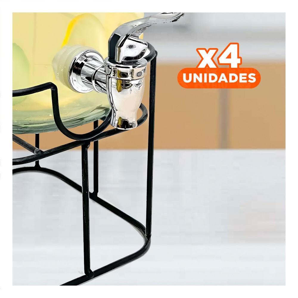 Pack4 Despachador de Liquidos 5L con Diseño Elegante y Capacidad para Familia Y+Papel Regalo