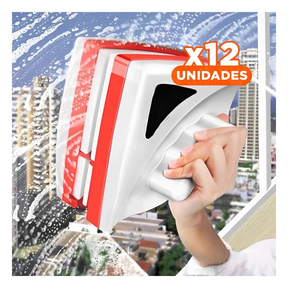 Pack12 Dispositivo De Vidrios Magnetico Rojo Triangular Seguro y Comodo
