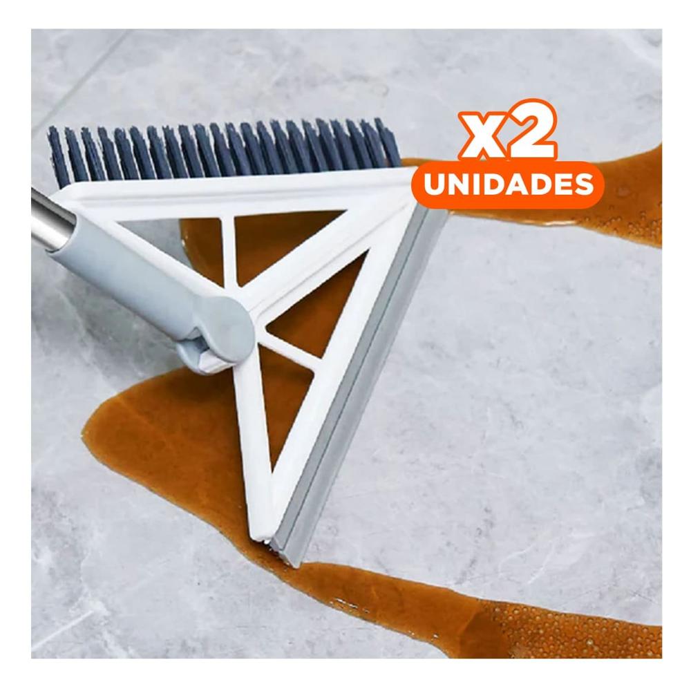 Pack2 Limpiador Practico y Silicona 2 en 1 para Rincones Dificiles Blanco Y+Papel Regalo