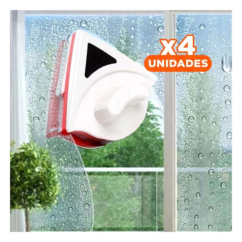 Pack4 Kit De Vidrios Magnetico Rojo Triangular Seguro y Facil de Usar