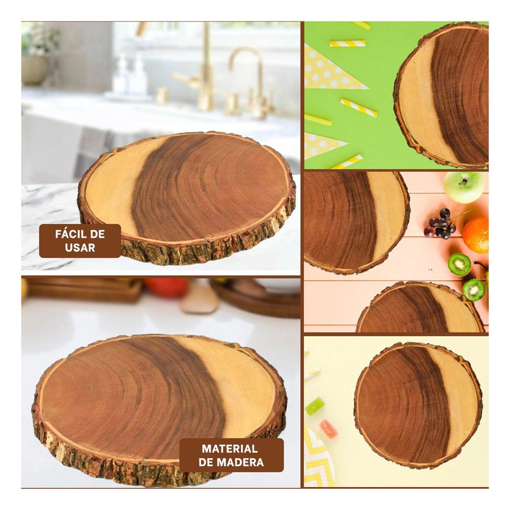 Objeto Circular de Madera para Decoracion de Hogar y Casa con Presencia Natural
