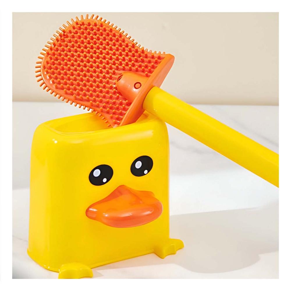 Elemento de Higiene para Inodoro con Cabezal de Silicona y Forma Decorativa Y+Regalo Sticker