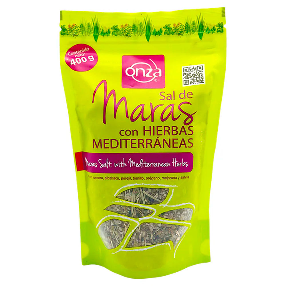 Sal de Maras ONZA Hierbas Mediterráneas Doypack 25