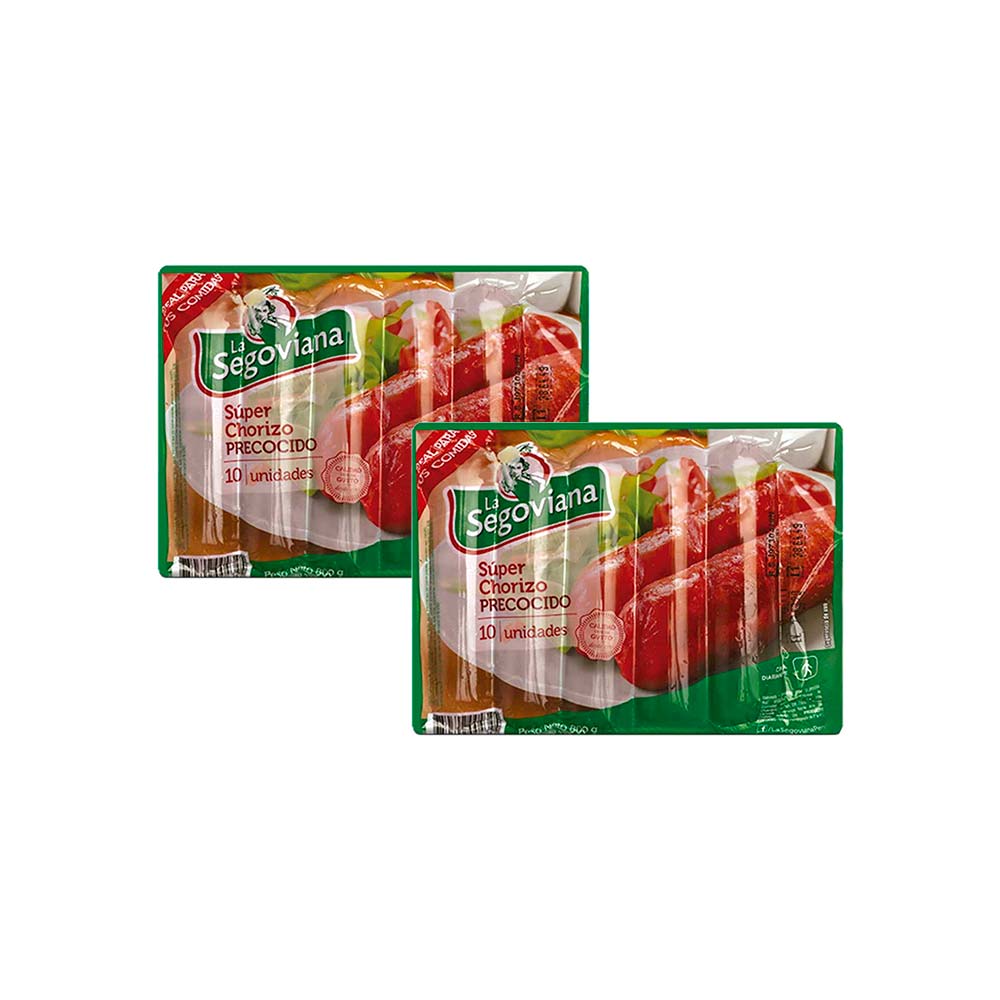 Pack Chorizo Super La Segoviana 800g x 2un