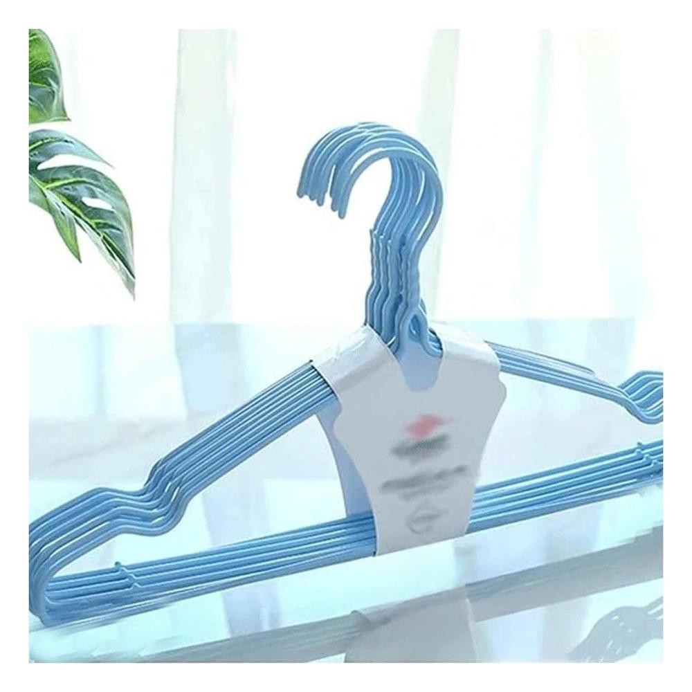 Percha Redonda de Plastico Celeste Circulo en Medio de 4 Piezas Casa Y+Regalo Sticker