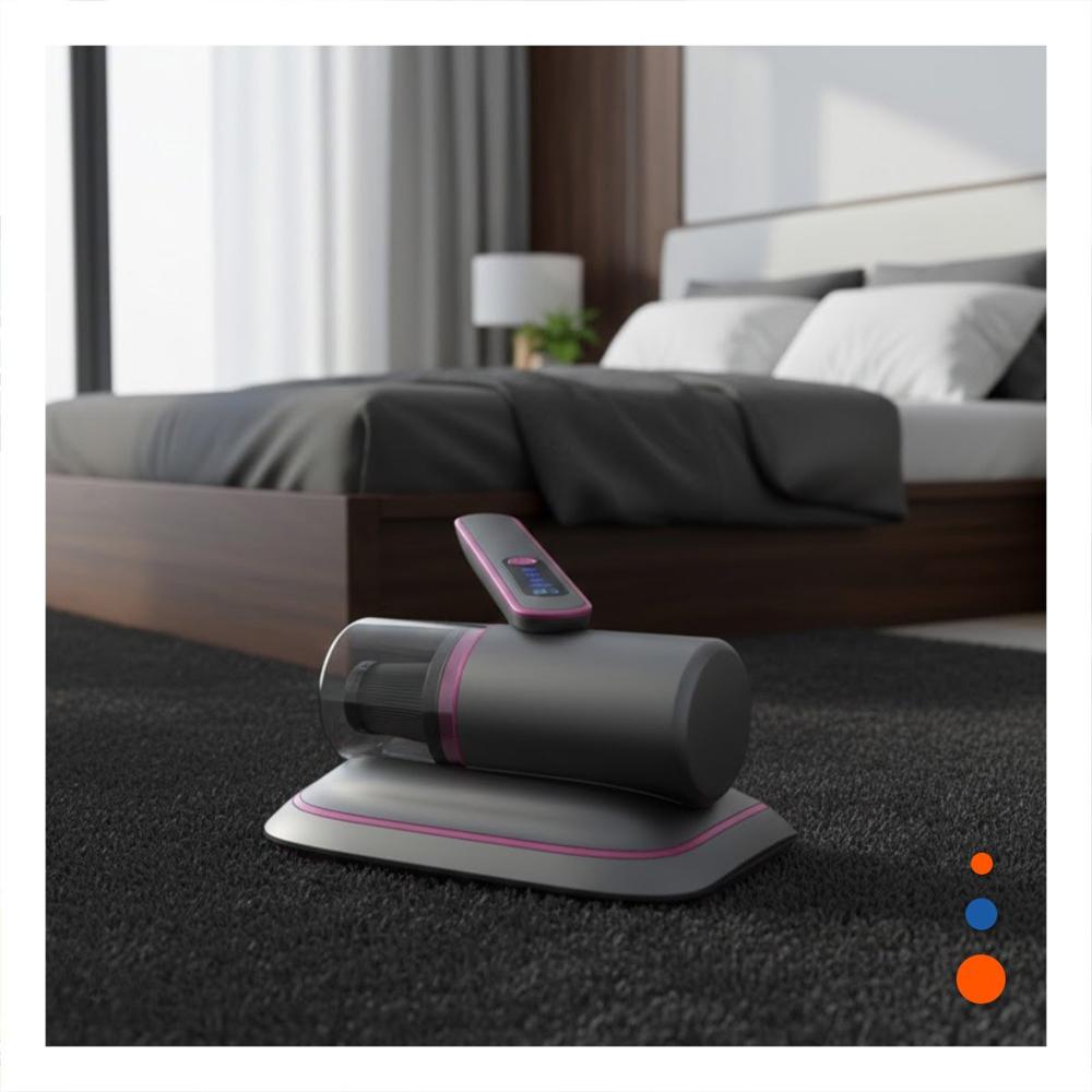 Sistema para Acaros Color Plomo y Fucsia con Uso Domestico Continuo Y+Regalo Sticker