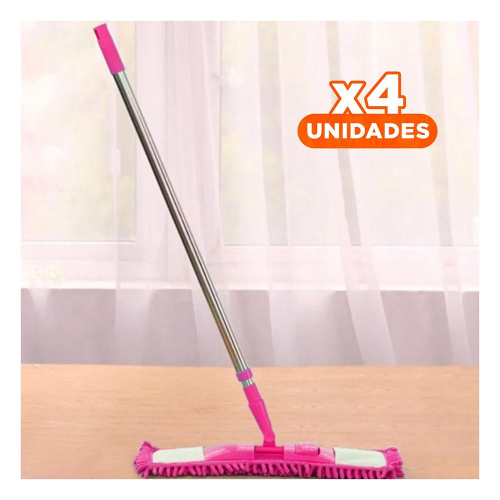 Pack4 Toalla Rectangular de Microfibra Fucsia Absorbente Uso Domestico Y+Papel Regalo