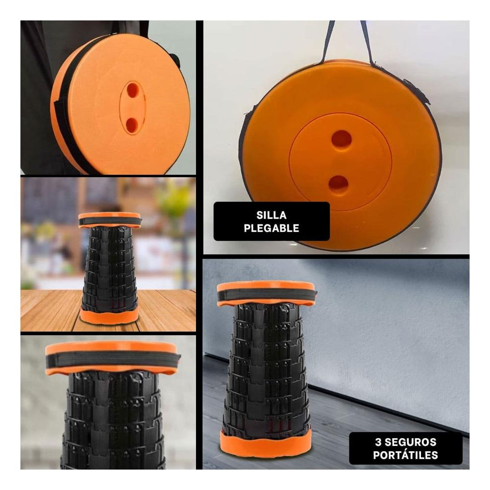 Asiento Portatil con Sistema de Tres Seguros para Uso Diario en el Hogar