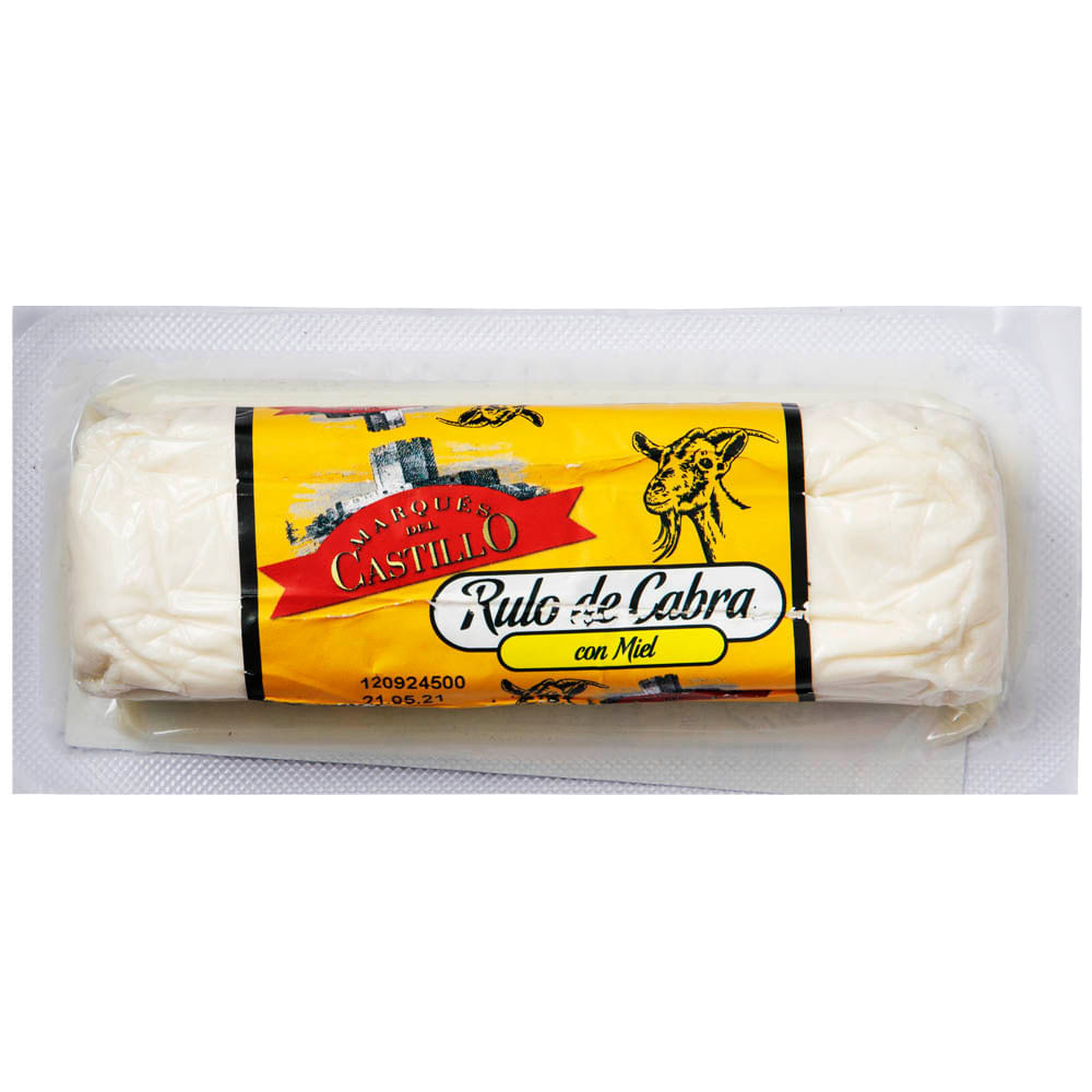 Queso Rulo de Cabra MARQUÉS DEL CASTILLO con Miel Paquete 110g