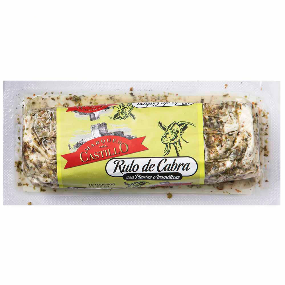 Queso Rulo de Cabra MARQUÉS DEL CASTILLO con Especies Paquete 110g