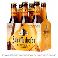 Cerveza SCHÖFFERHOFER Botella 330ml Pack 6un