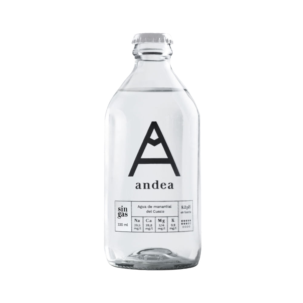 Agua Mineral ANDEA sin Gas Botella 330ml