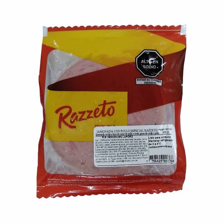 Jamonada de Pollo RAZZETO Paquete 200g | plazaVea - plazaVea
