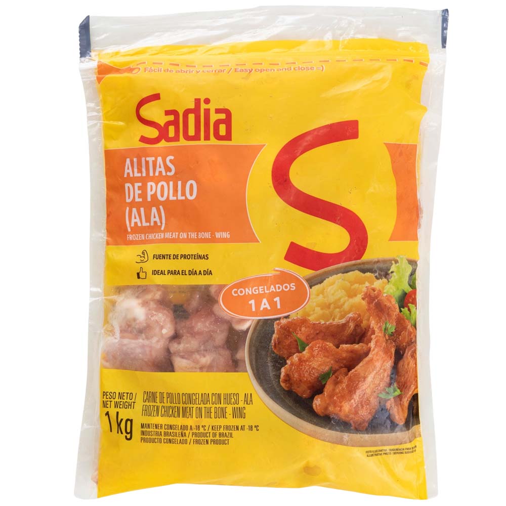 Alitas de Pollo SADIA Bolsa 1kg
