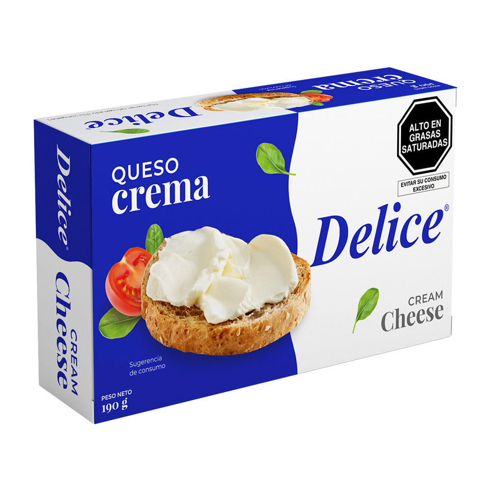 Queso Crema DELICE Barra 190g