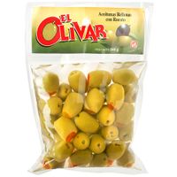 Aceitunas Verdes EL OLIVAR con Rocoto Bolsa 240g