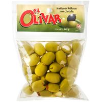 Aceitunas Verdes EL OLIVAR con Castaña Bolsa 240g