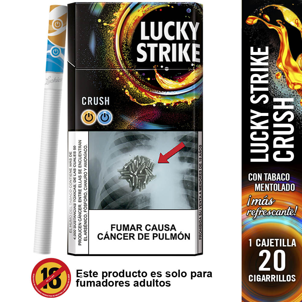 Cigarro LUCKY STRIKE Crush Slim Caja 20un