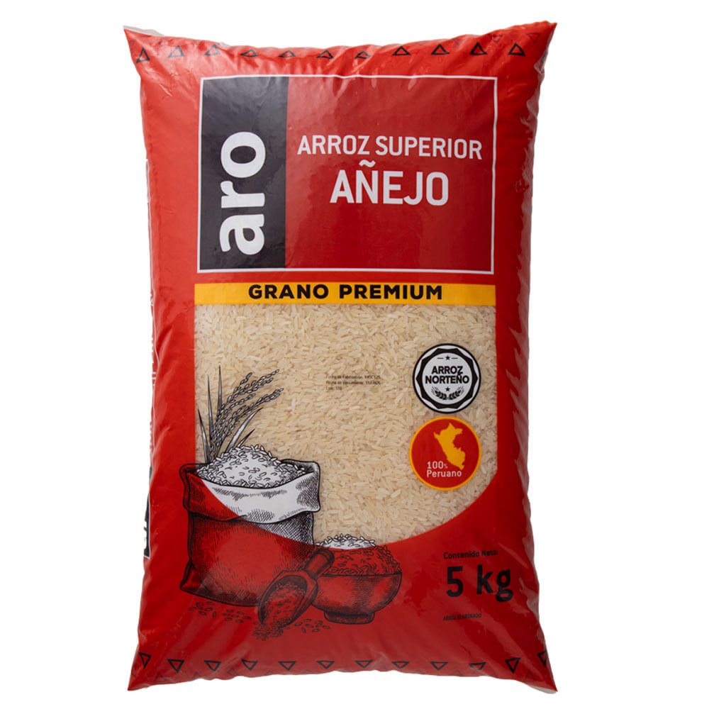 Arroz Superior ARO Añejo Saco 5Kg