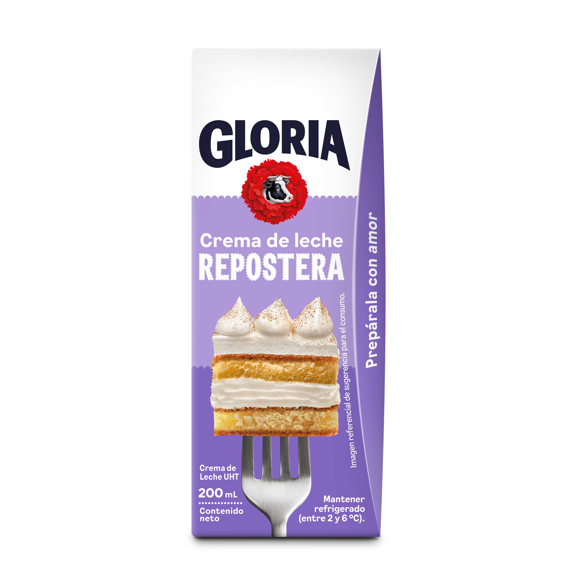 Crema de Leche UHT GLORIA Caja 200ml