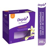 Cera Depilatoria DEPILÉ Olla Vainilla Caja 200g
