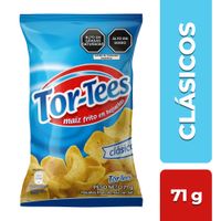 Snack de Maíz TORTEES Clásico Sal Bolsa 71g