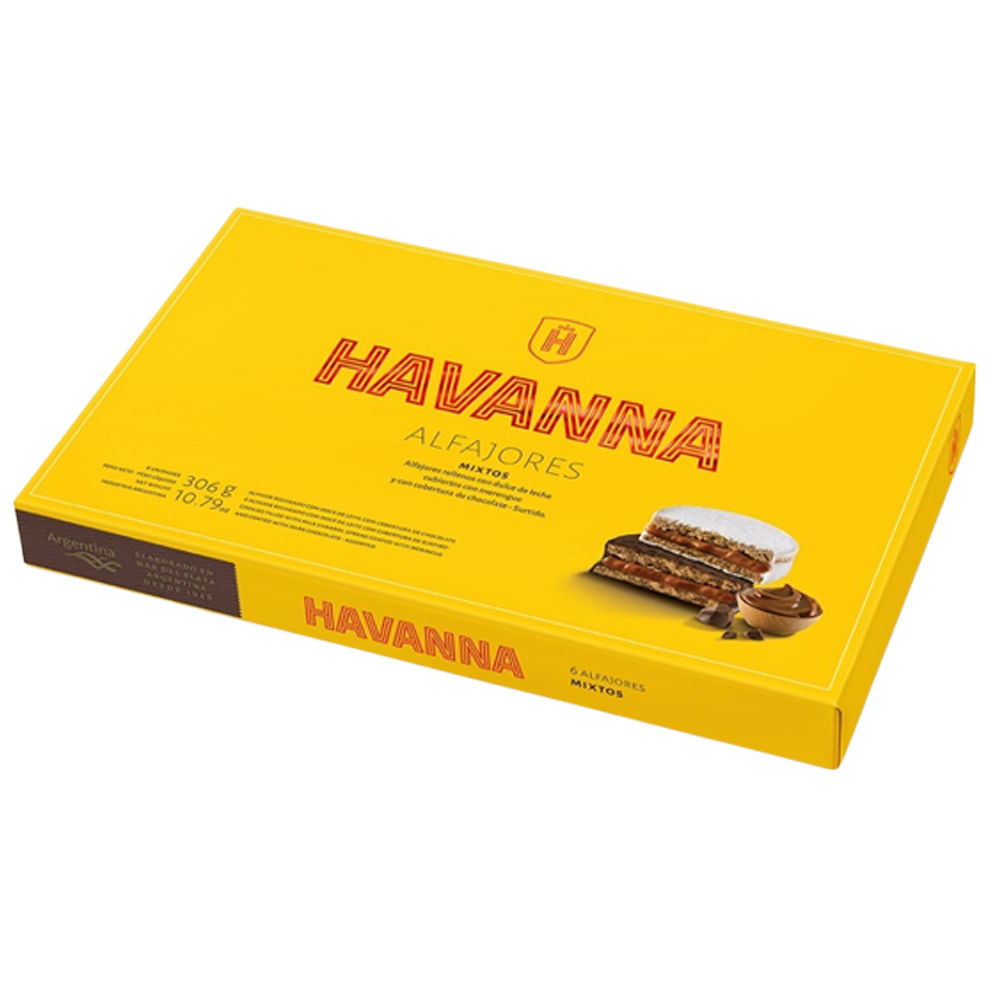 Alfajores Mixtos HAVANNA Caja 6un