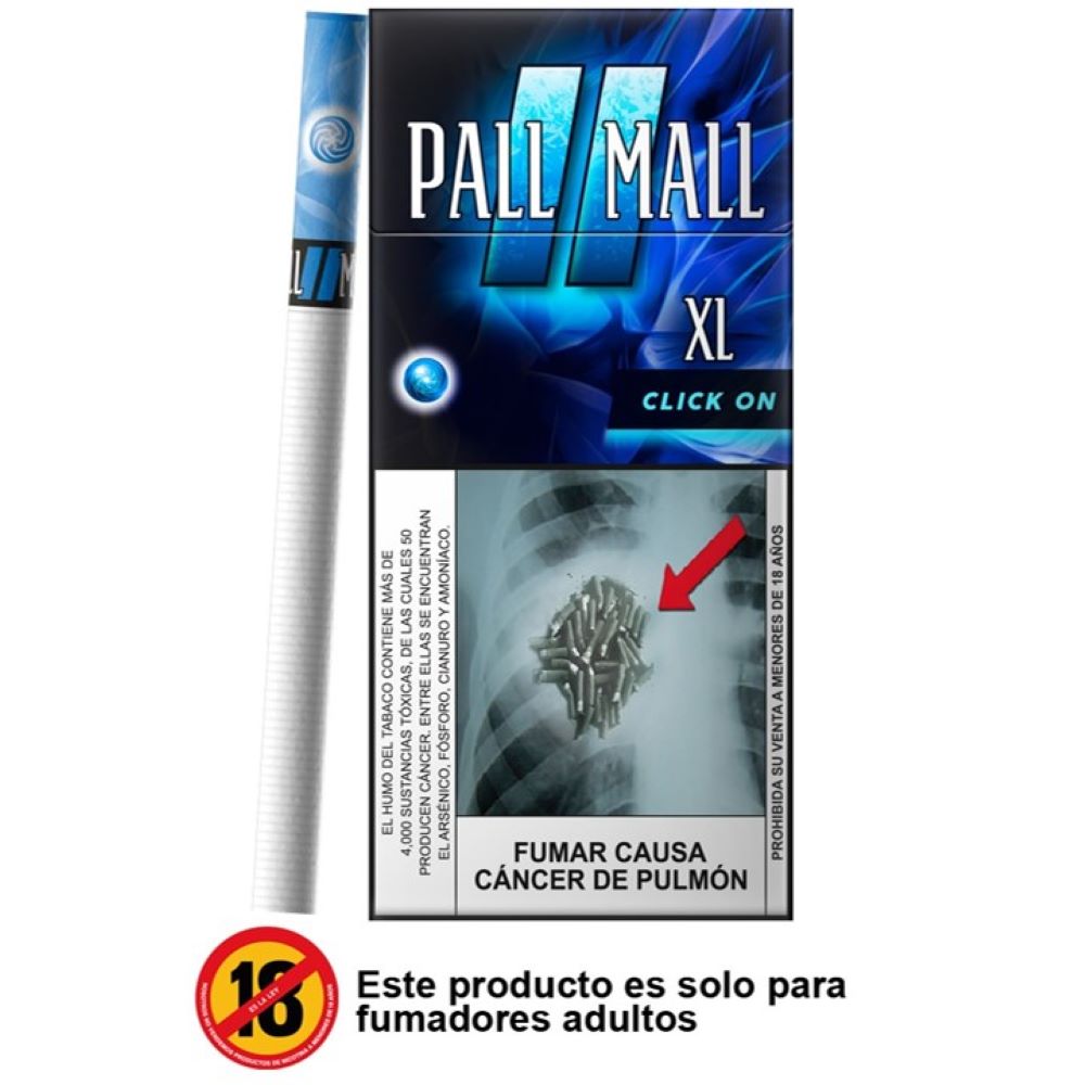 Cigarros PALL MALL Click On XL Caja 10un