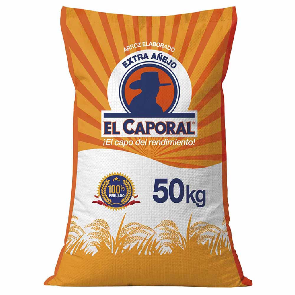 Arroz Extra Añejo EL CAPORAL Saco 50Kg