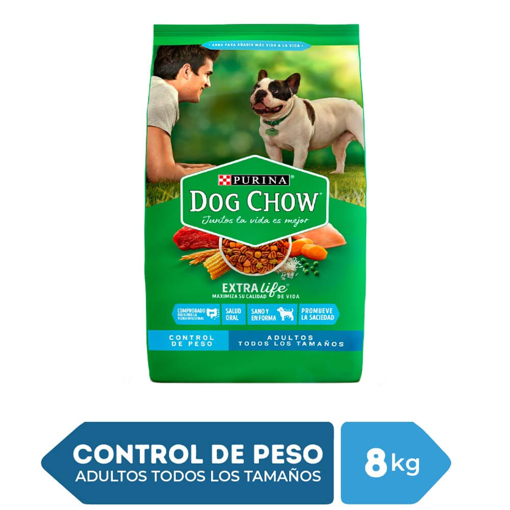 Alimento para Perro DOG CHOW Adulto Todos los tamaños Bolsa 8Kg