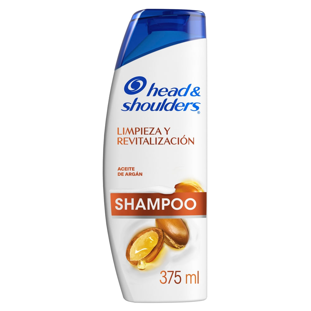 Shampoo HEAD & SHOULDERS Limpieza y Revitalización Control Caspa Botella 375ml