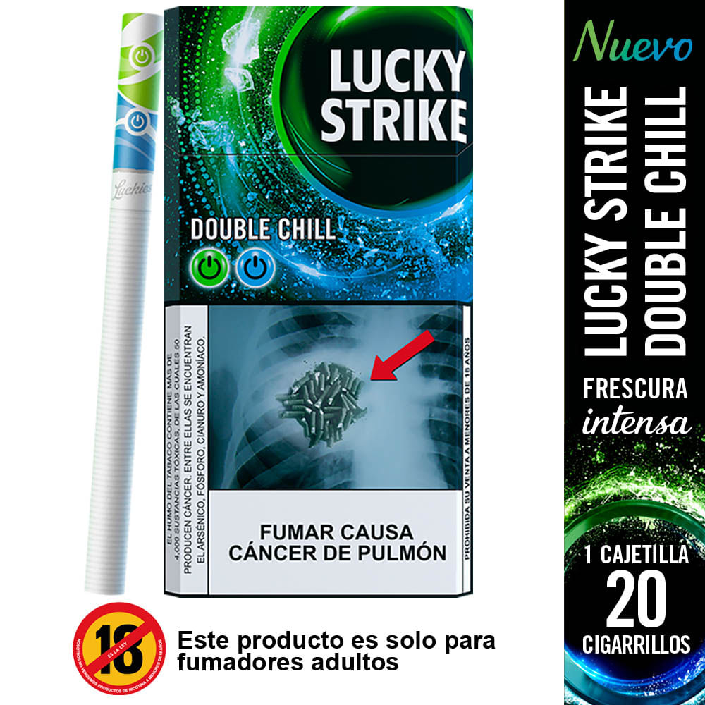 Cigarrillos LUCKY STRIKE Double Chill Caja 20un