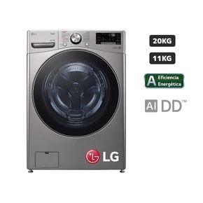 LG 20Kg 11Kg Carga Frontal Plateado