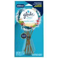 Ambientador Varitas GLADE Paraíso Azul Frasco 100 ml x 6 Varitas