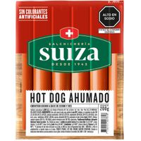 Hot Dog Ahumado SALCHICHERÍA AHUMADO Paquete 200g