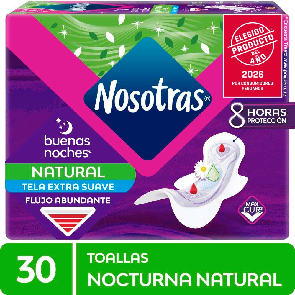 Toallas Higiénicas NOSOTRAS Buenas Noches Nocturna
