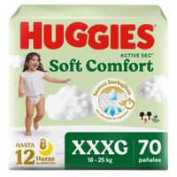Pañales para Bebé HUGGIES Active Sec XXXG Paquete 70un
