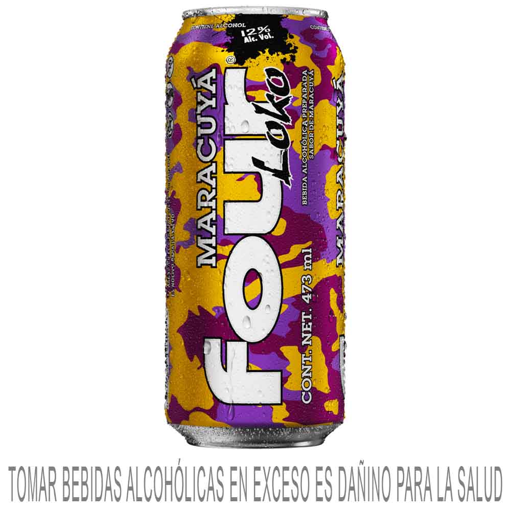 Ready To Drink (RTD) FOUR LOKO Maracuyá Lata 473ml