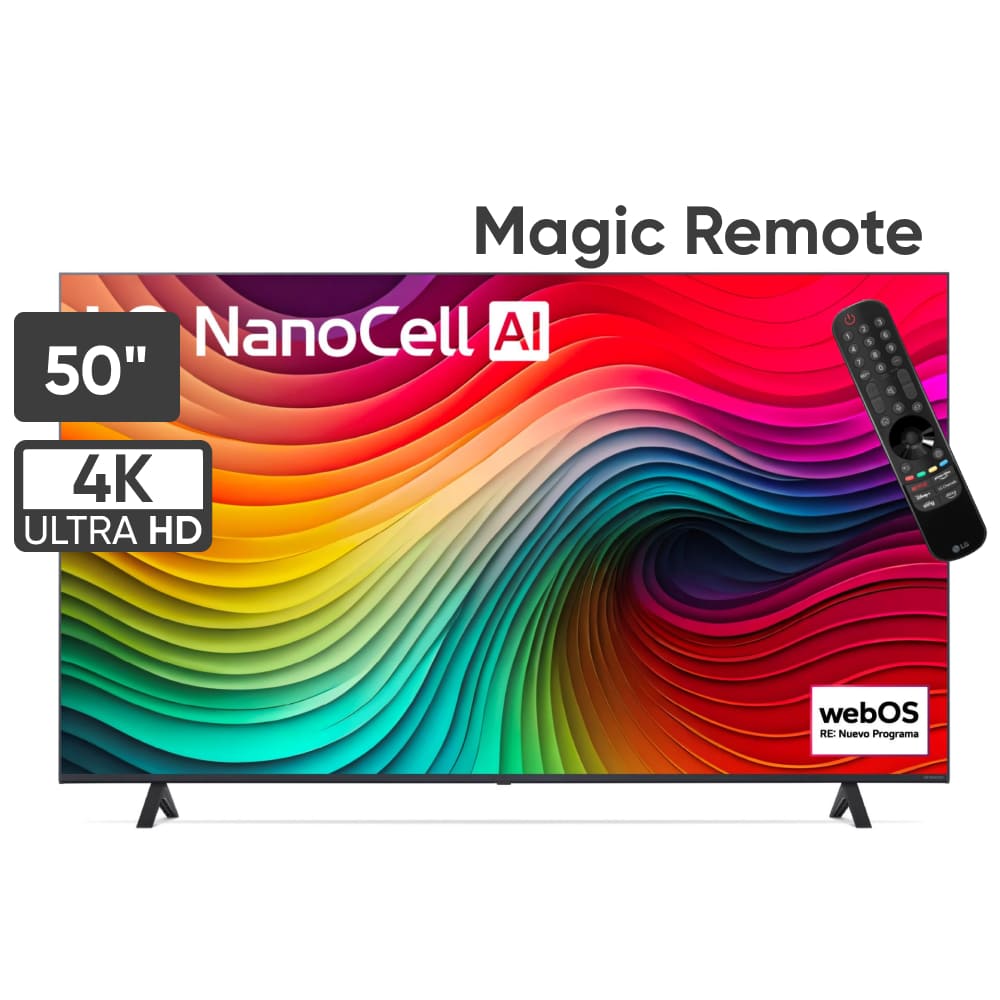 Televisor LG NanoCell 50" UHD 4K ThinQ AI 50NANO80